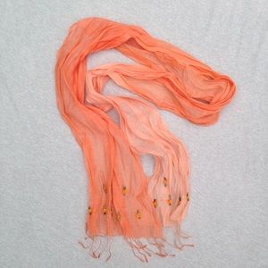 orange scarf